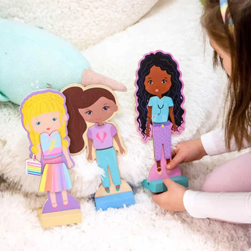Have some fun!! Story Magic 2-in-1 Dress Up Doll Playset Brand New In Box - Picture 5 of 6